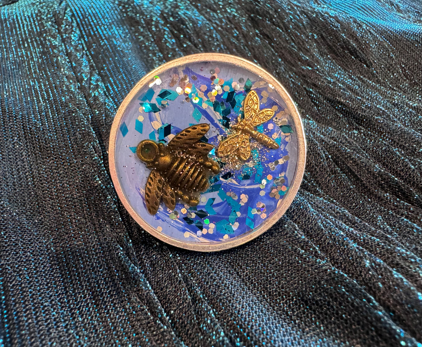 Bee & Dragonfly ring