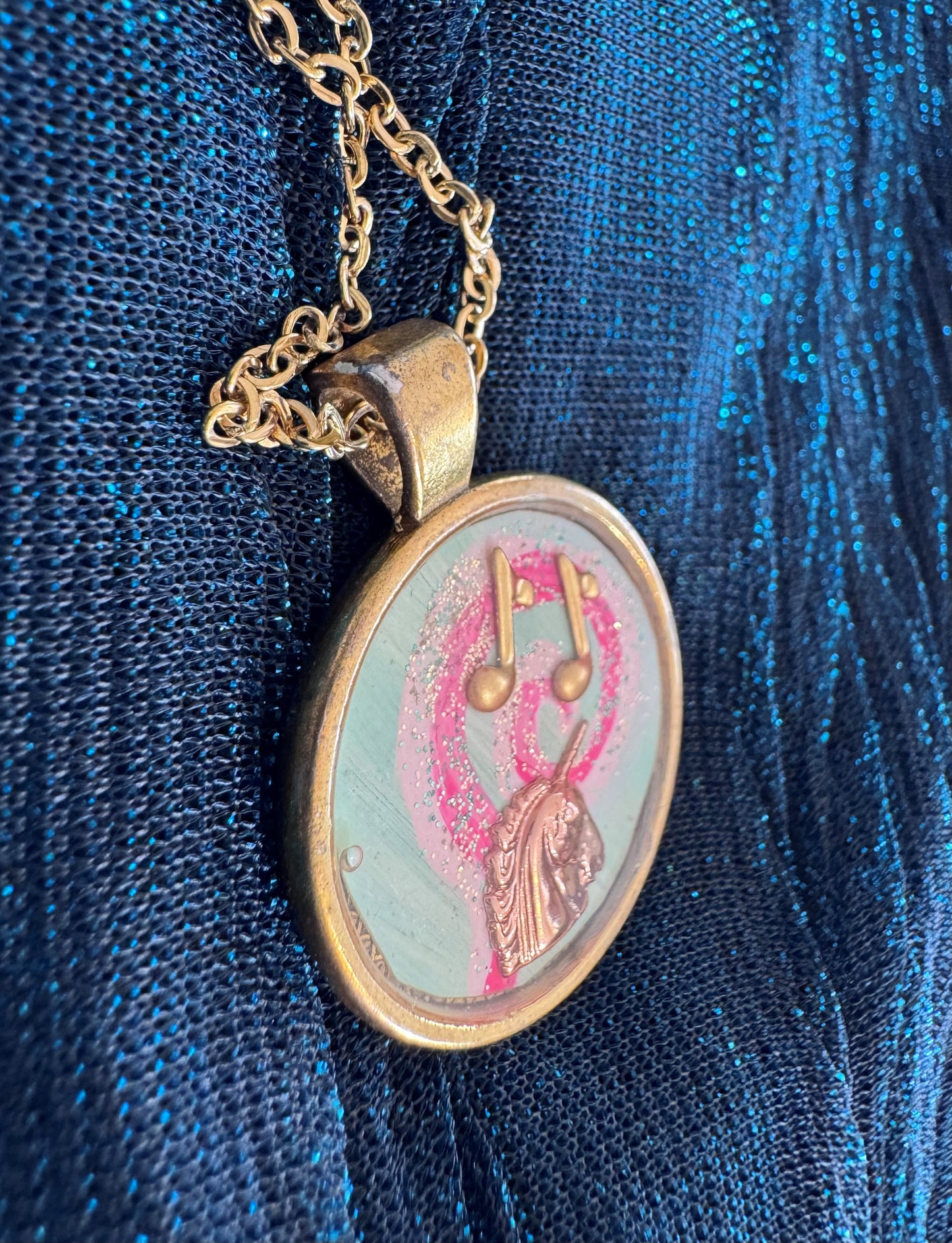Musical Unicorn necklace