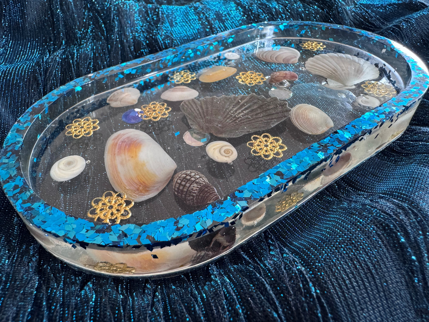 Antelope Trinket Tray - Blue