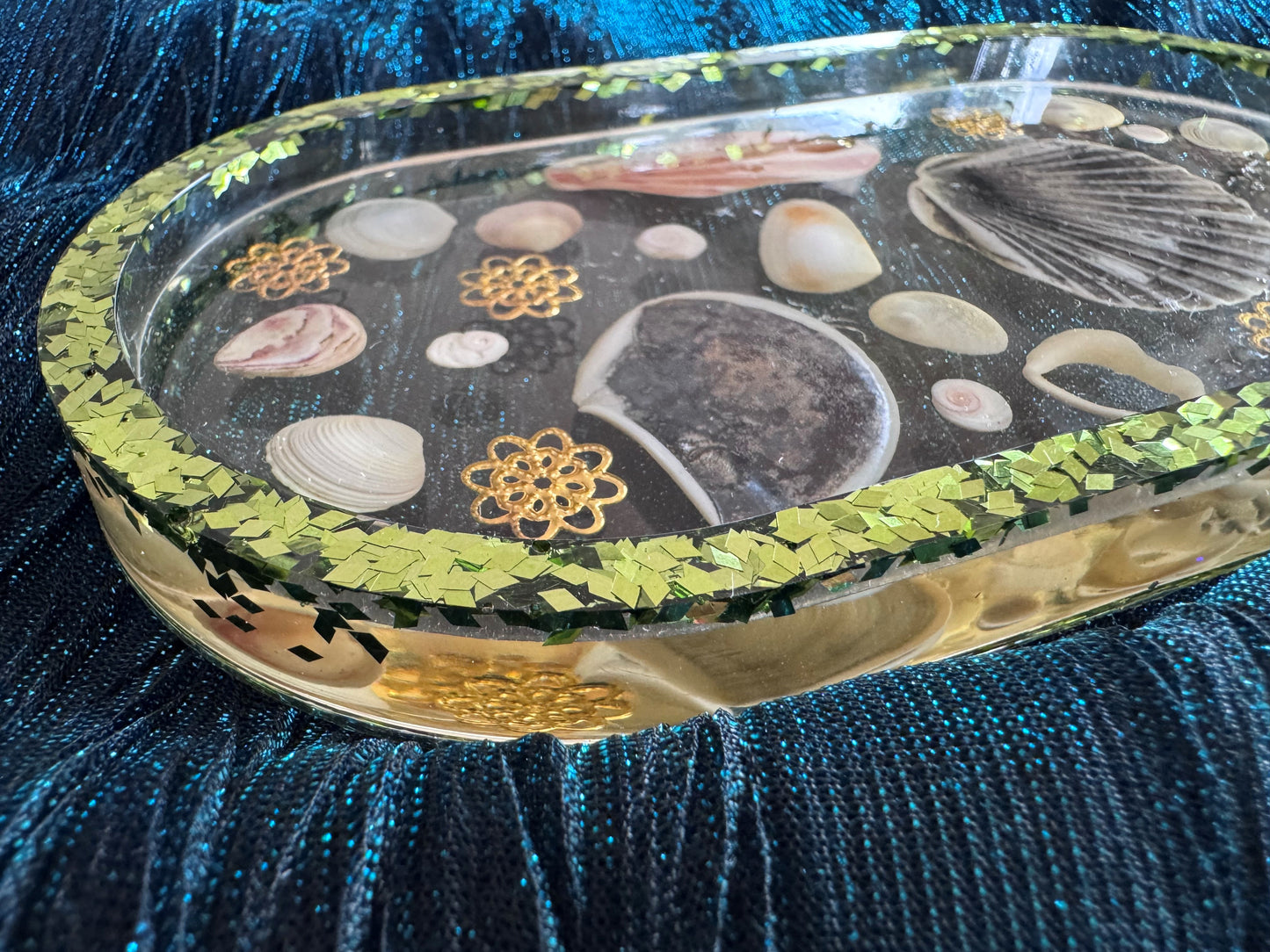 Antelope Trinket Tray - Green