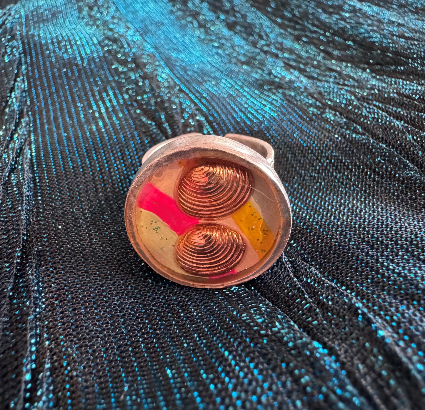 Twin Shell ring