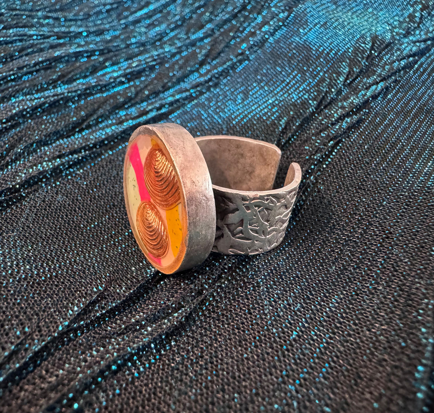 Twin Shell ring